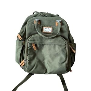 Ruvalino Diaper Bag/ Backpack Olive Green EUC